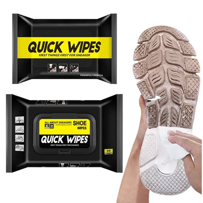 Instant Shoe Cleaning Wipes - 80 Wipes/Pack