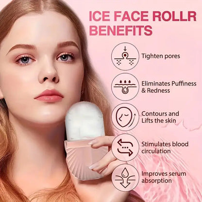 Silicon Ice Cube Face Roller