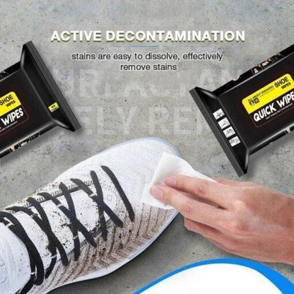 Instant Shoe Cleaning Wipes - 80 Wipes/Pack